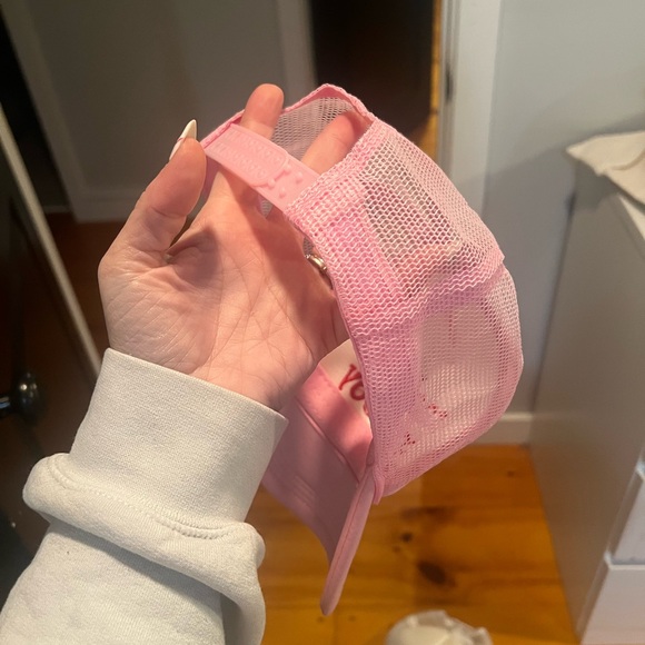 Pink Trucker Hat with 'Cool It Cowboy' Embroidery - Picture 2 of 2